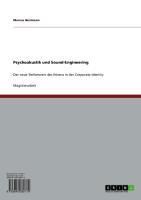 Produktbild: Psychoakustik und Sound-Engineering