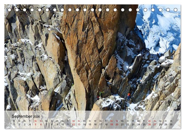 Produktbild: Gipfelabenteuer - wenn der Berg ruft (Tischkalender 2026 DIN A5 quer), CALVENDO Monatskalender