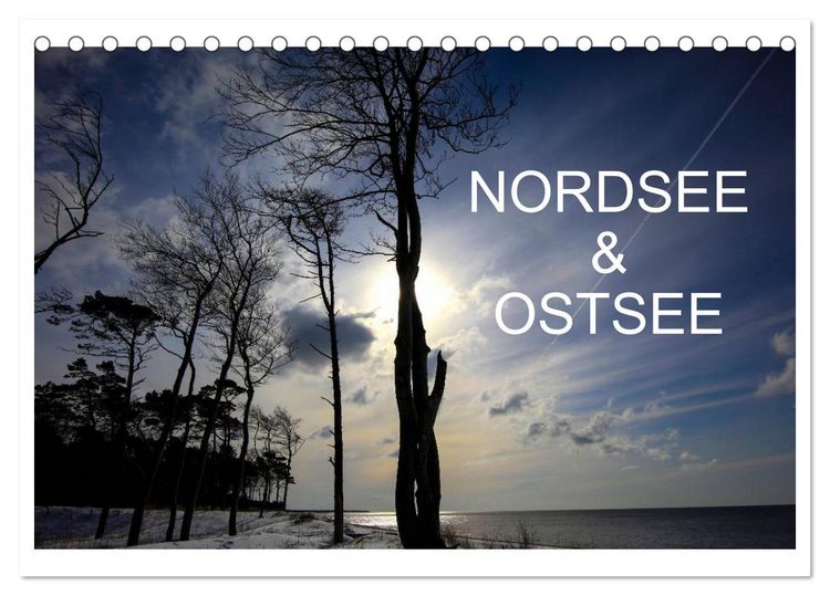 Produktbild: Nordsee & Ostsee (Tischkalender 2026 DIN A5 quer), CALVENDO Monatskalender