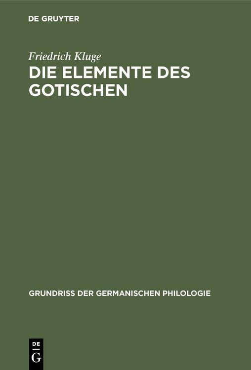 Produktbild: Die Elemente des Gotischen