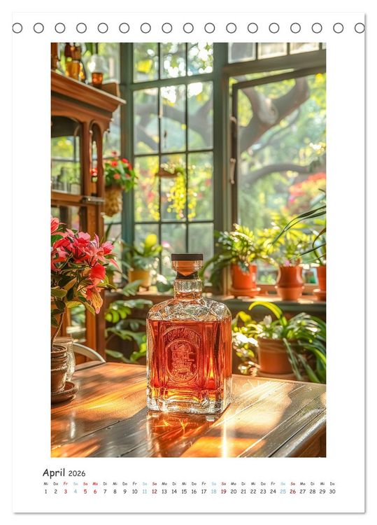 Produktbild: Whisky-Momente (Tischkalender 2026 DIN A5 hoch), CALVENDO Monatskalender