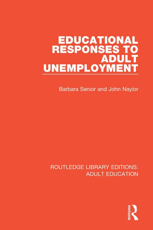 Produktbild: Educational Responses to Adult Unemployment