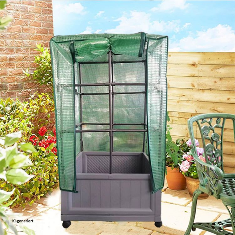 Produktbild: HTI-Living Gew&auml;chshaus 60x60x106 cm auf Rollen Gew&auml;chshaus 60x60x106 cm auf Rollen