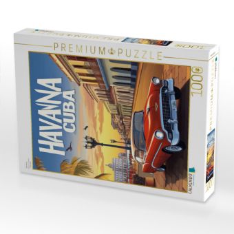 Produktbild: CALVENDO Puzzle Havanna | 1000 Teile Lege-Gr&ouml;&szlig;e 64x48cm Foto-Puzzle f&uuml;r gl&uuml;ckliche Stunden