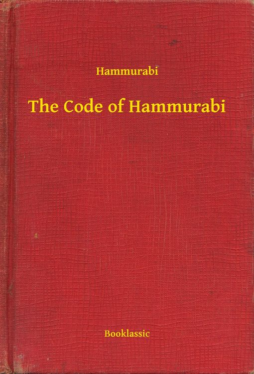 Produktbild: The Code of Hammurabi
