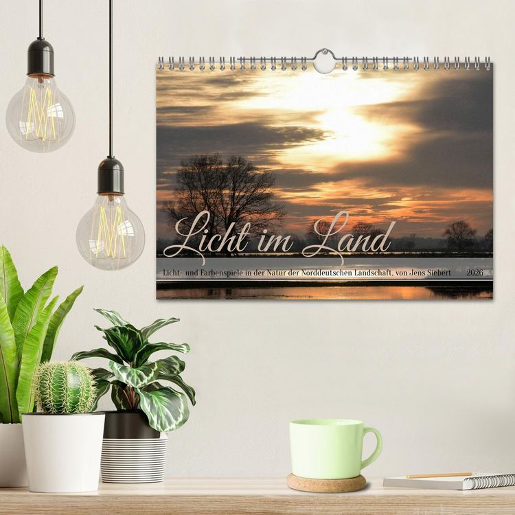 Produktbild: Licht im Land (Wandkalender 2026 DIN A4 quer), CALVENDO Monatskalender