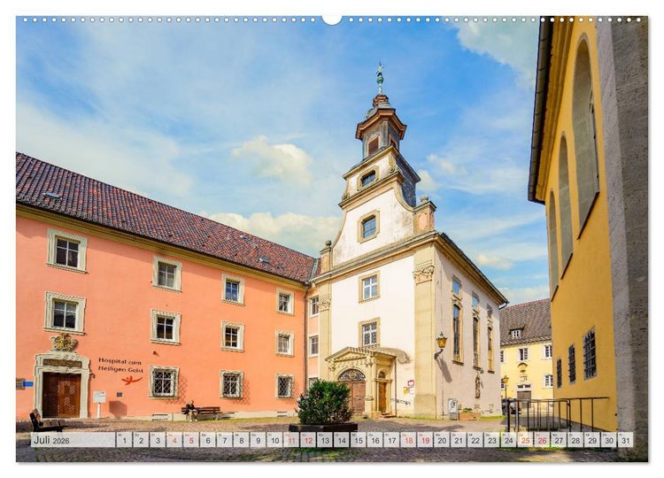 Produktbild: Bad Mergentheim Impressionen (Wandkalender 2026 DIN A2 quer), CALVENDO Monatskalender