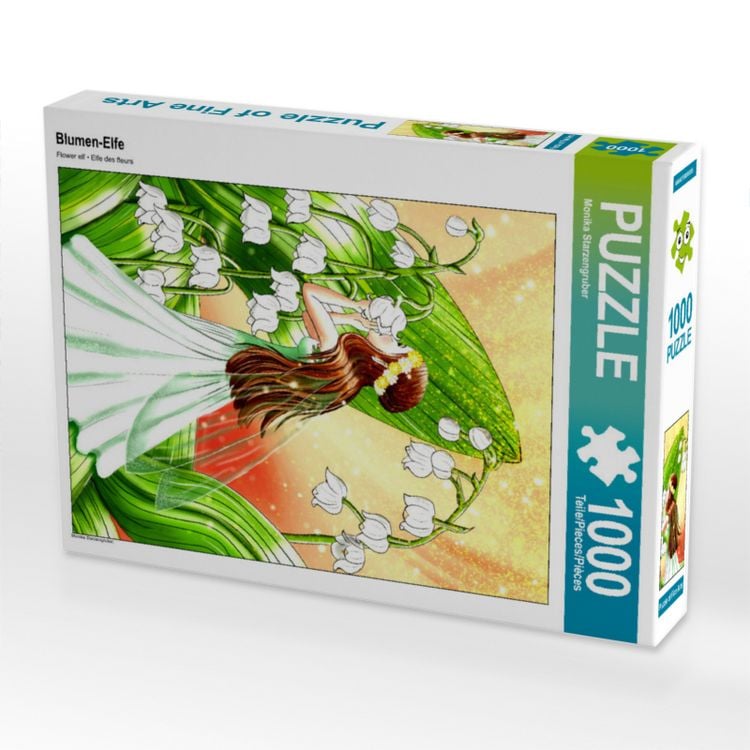 Produktbild: CALVENDO Puzzle Blumen-Elfe | 1000 Teile Lege-Gr&ouml;&szlig;e 64x48cm Foto-Puzzle f&uuml;r gl&uuml;ckliche Stunden