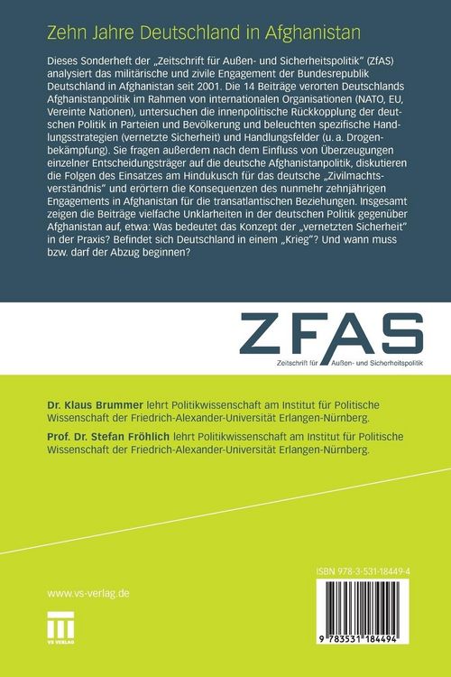 Produktbild: Zehn Jahre Deutschland in Afghanistan