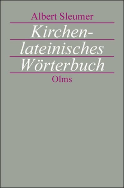 Produktbild: Kirchenlateinisches W&ouml;rterbuch