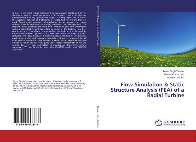 Produktbild: Flow Simulation & Static Structure Analysis (FEA) of a Radial Turbine