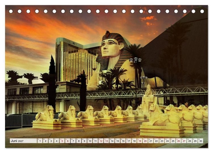 Produktbild: Las Vegas, Stadt der wahr gewordenen Tr&auml;ume (Tischkalender 2027 DIN A5 quer), CALVENDO Monatskalender