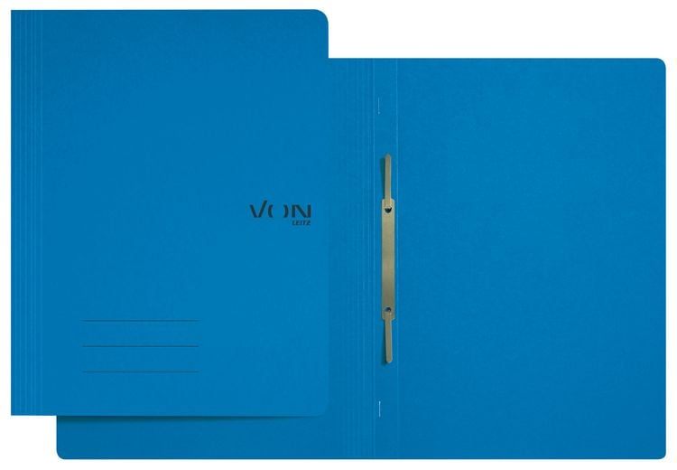 Produktbild: VON Schnellhefter Karton blau