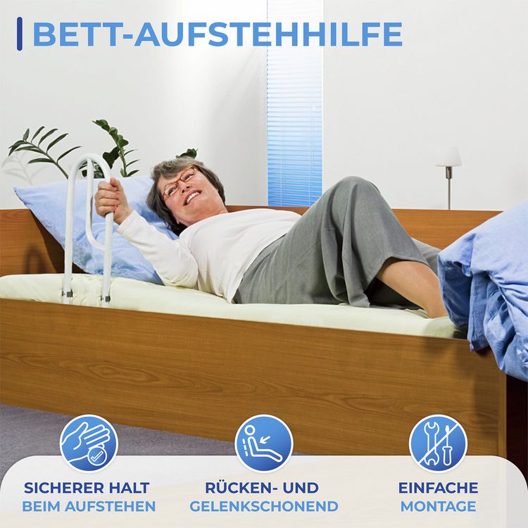 Produktbild: Bett-Aufstehhilfe, einfache Montage