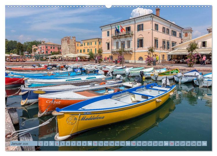 Produktbild: Gardasee, das Paradies im Norden Italiens (Wandkalender 2026 DIN A2 quer), CALVENDO Monatskalender