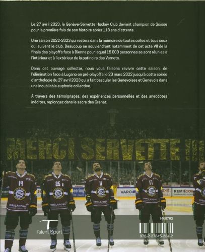 Produktbild: Champions : le r&eacute;cit de la saison historique du GSHC