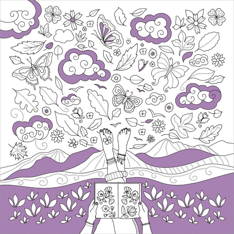 Produktbild: I Love Books &ndash; Ausmalbuch