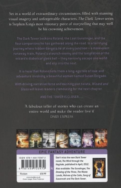 Produktbild: The Dark Tower 4. Wizard and Glass