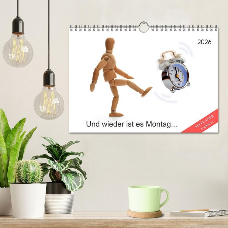 Produktbild: Und wieder ist es Montag... (Wandkalender 2026 DIN A4 quer), CALVENDO Monatskalender