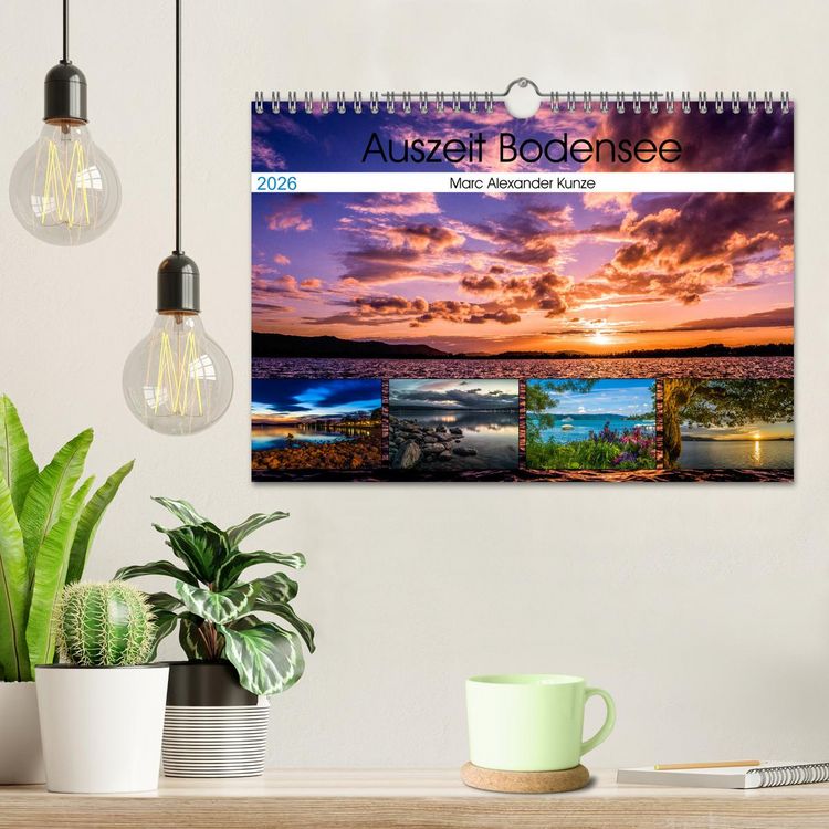 Produktbild: Auszeit Bodensee (Wandkalender 2026 DIN A4 quer), CALVENDO Monatskalender