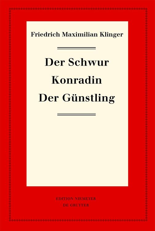 Produktbild: Der Schwur. Konradin. Der G&uuml;nstling