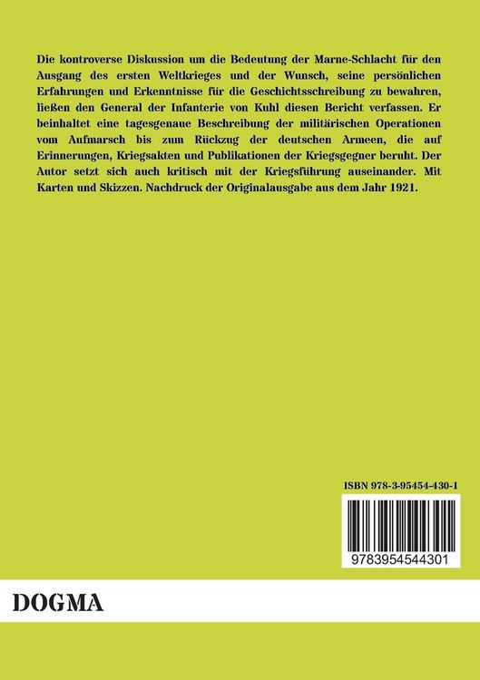 Produktbild: Der Marne-Feldzug 1914