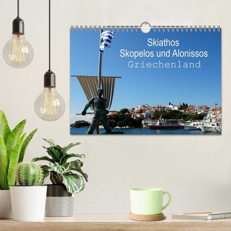 Produktbild: Skiathos Skopelos und Alonissos Griechenland (Wandkalender 2026 DIN A4 quer), CALVENDO Monatskalender