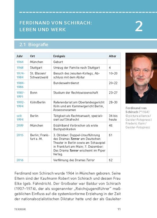 Terror Ferdinand Von Schirach Zusammenfassung Terror - Textanalyse und Interpretation von Ferdinand von Schirach