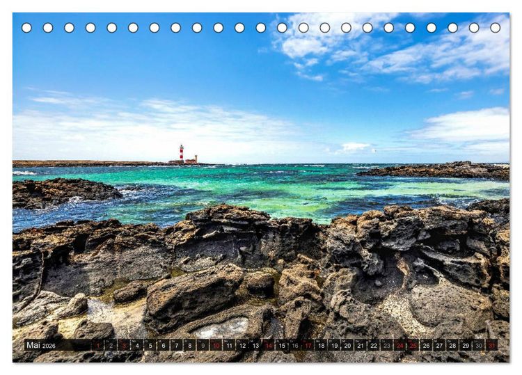 Produktbild: FUERTEVENTURA Paradiesische Impressionen der Insel (Tischkalender 2026 DIN A5 quer), CALVENDO Monatskalender