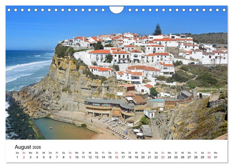 Produktbild: LISSABON und die Atlantikk&uuml;ste (Wandkalender 2026 DIN A4 quer), CALVENDO Monatskalender