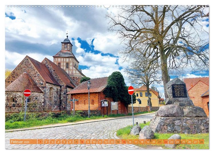 Produktbild: Brandenburg - Sch&ouml;ne Orte im Landkreis Potsdam-Mittelmark (hochwertiger Premium Wandkalender 2026 DIN A2 quer), Kunstdruck in Hochglanz