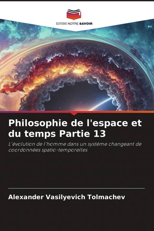 Produktbild: Philosophie de l'espace et du temps Partie 13