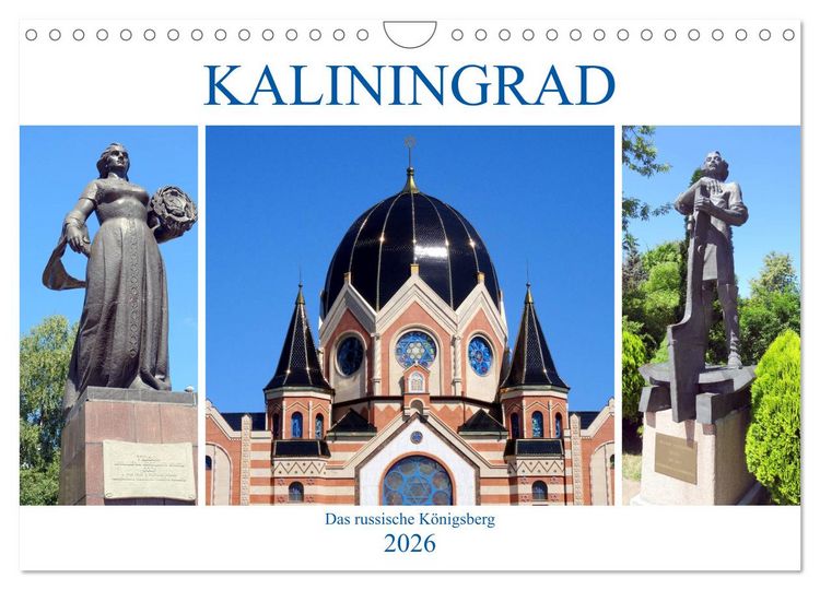 Produktbild: Kaliningrad - Das russische K&ouml;nigsberg (Wandkalender 2026 DIN A4 quer), CALVENDO Monatskalender