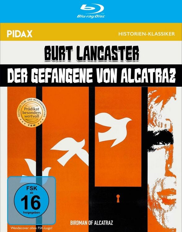 Produktbild: Der Gefangene von Alcatraz (Birdman of Alcatraz) / Mit dem Pr&auml;dikat BESONDERS WERTVOLL ausgezeichneter Kultfilm mit Starbesetzung (Pidax Historien-Klassiker)