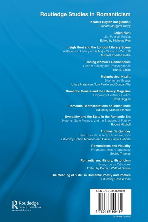 Produktbild: The Meaning of Life in Romantic Poetry and Poetics