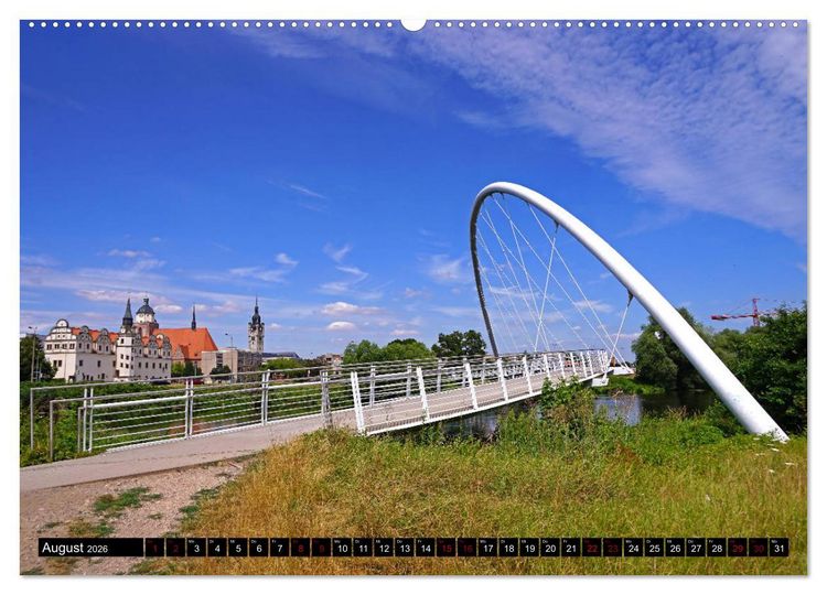 Produktbild: Dessau in Sachsen-Anhalt (hochwertiger Premium Wandkalender 2026 DIN A2 quer), Kunstdruck in Hochglanz