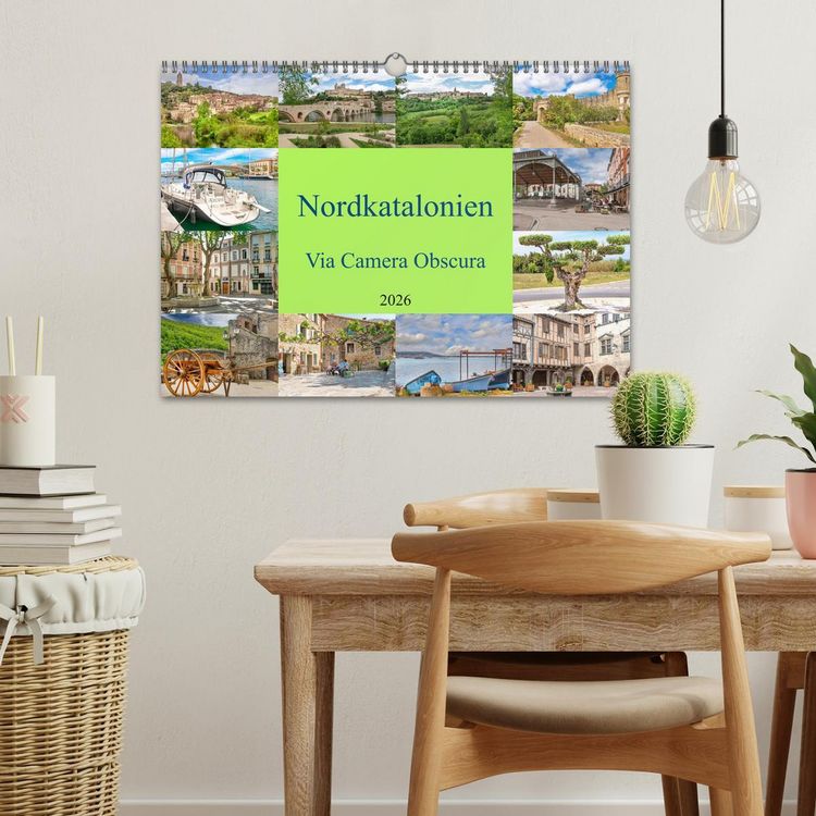 Produktbild: Nordkatalonien Via Camera Obscura (Wandkalender 2026 DIN A3 quer), CALVENDO Monatskalender