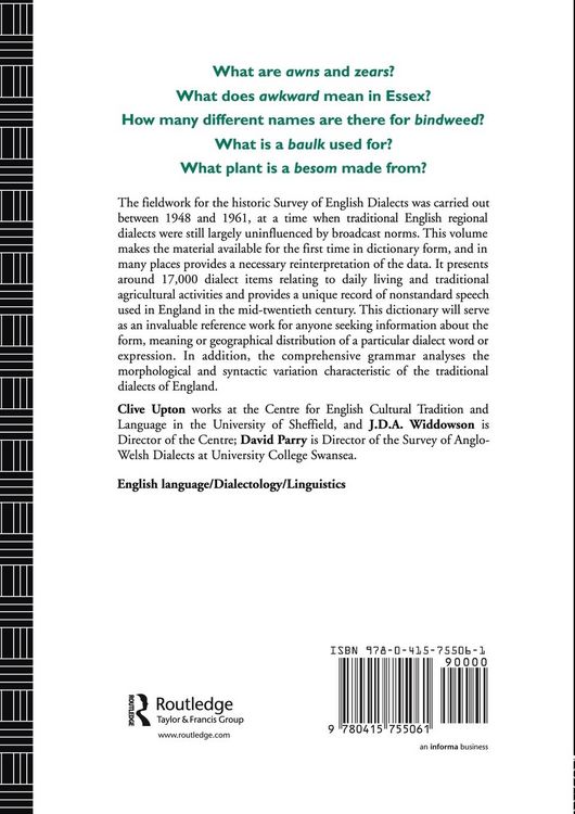 Produktbild: Survey of English Dialects