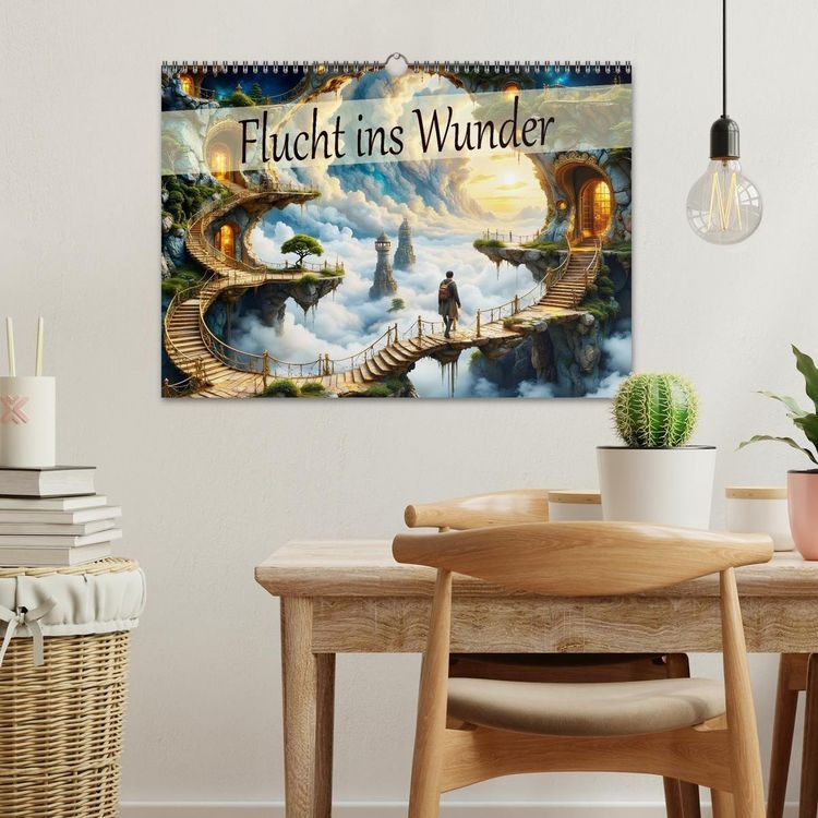 Produktbild: Flucht ins Wunder (Wandkalender 2026 DIN A3 quer), CALVENDO Monatskalender