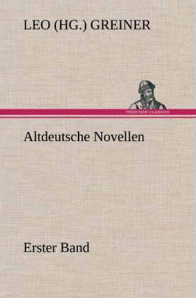 Produktbild: Altdeutsche Novellen - Erster Band