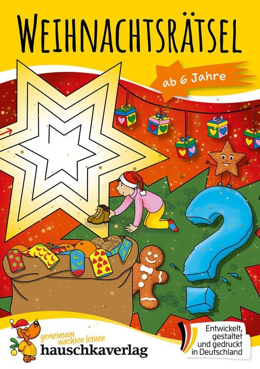 Produktbild: Weihnachtsr&auml;tsel &ndash; R&auml;tselblock ab 6 Jahre