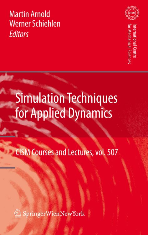 Produktbild: Simulation Techniques for Applied Dynamics
