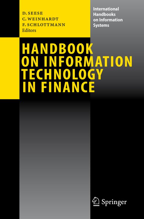 Produktbild: Handbook on Information Technology in Finance