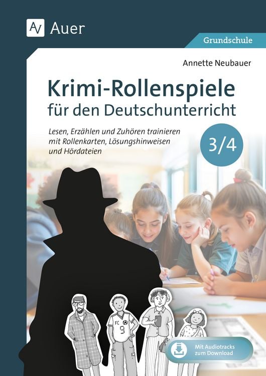 Produktbild: Krimi-Rollenspiele f&uuml;r den Deutschunterricht 3-4