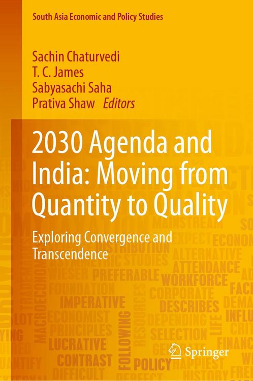 Produktbild: 2030 Agenda and India: Moving from Quantity to Quality