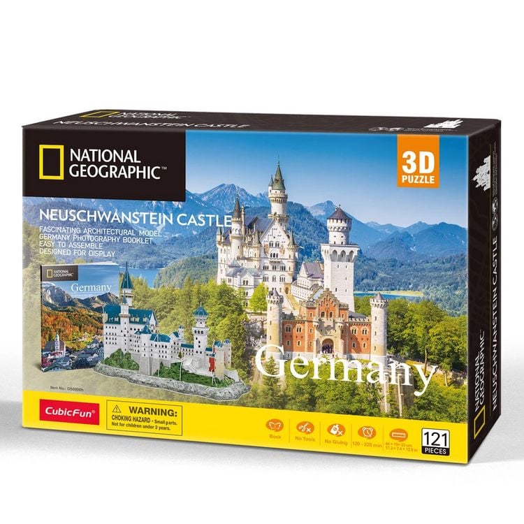 Produktbild: CUBICFUN - 3D Puzzle Schloss Neuschwanstein 121 Teile