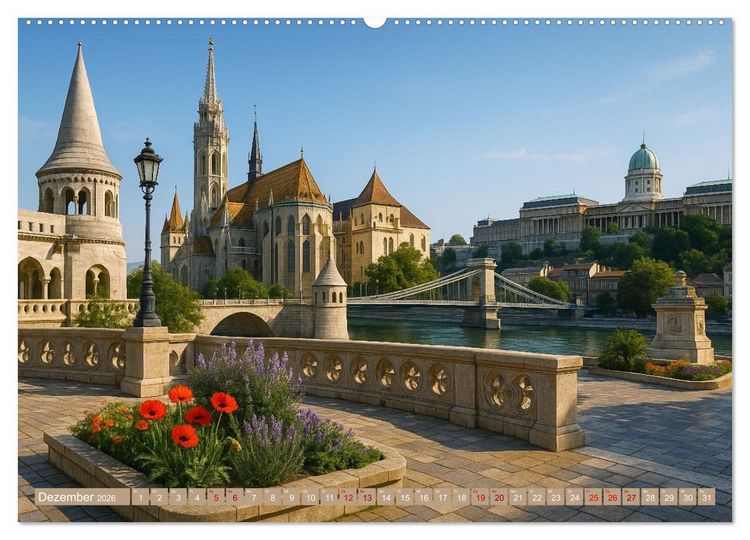 Produktbild: Hauptstadt Patchwork (Wandkalender 2026 DIN A2 quer), CALVENDO Monatskalender