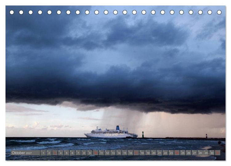Produktbild: Ostseebad Warnem&uuml;nde (Tischkalender 2027 DIN A5 quer), CALVENDO Monatskalender