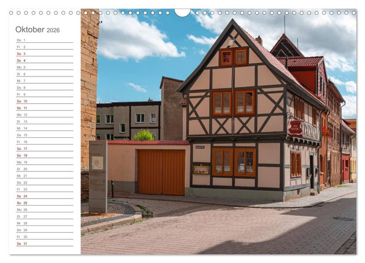 Produktbild: Stadtansichten Aschersleben (Wandkalender 2026 DIN A3 quer), CALVENDO Monatskalender