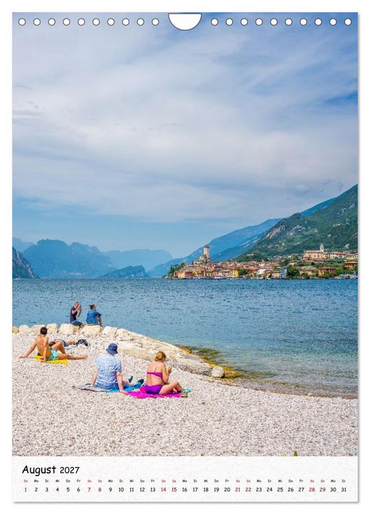 Produktbild: Malcesine - Eine Perle des Gardasees (Wandkalender 2027 DIN A4 hoch), CALVENDO Monatskalender